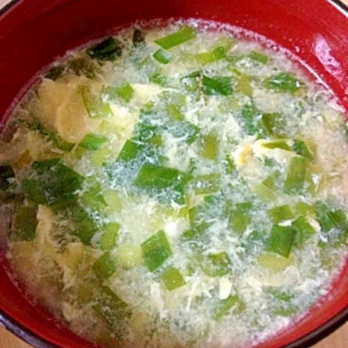 ニラ玉スープ